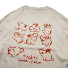 Load image into Gallery viewer, Chainsaw Man Different Pochitas Long T-shirt

