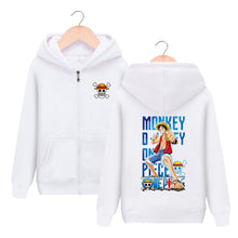 Load image into Gallery viewer, One Piece Stylish Zip Up Hoodie

