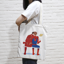 Load image into Gallery viewer, Spiderman &amp; Ironman Grocery Bag
