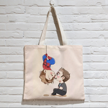 Load image into Gallery viewer, Spiderman &amp; Ironman Grocery Bag
