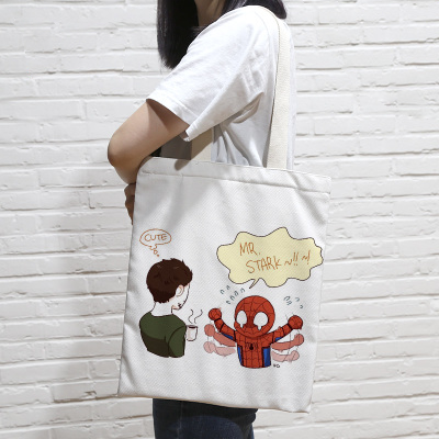 Spiderman & Ironman Grocery Bag