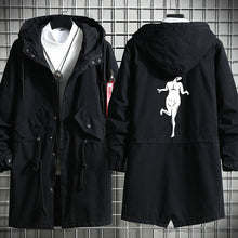 Load image into Gallery viewer, Attack on Titan Long Hooded Cotton Trench Coat

