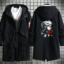 Load image into Gallery viewer, Attack on Titan Long Hooded Cotton Trench Coat
