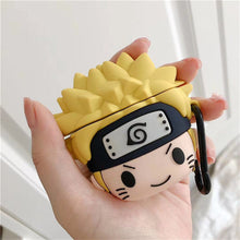 Load image into Gallery viewer, Naruto Shippuden Cute Head AirPods Case
