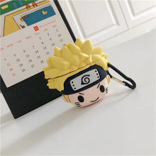Load image into Gallery viewer, Naruto Shippuden Cute Head AirPods Case
