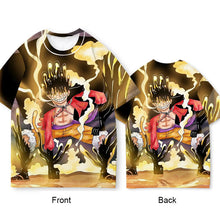 Load image into Gallery viewer, One Piece Nika Luffy Summer T-shirt
