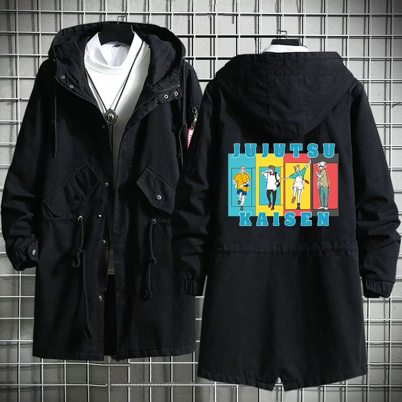 Jujutsu Kaisen Long Cotton Trench Coat