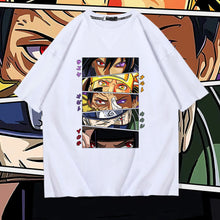 Load image into Gallery viewer, Naruto Shippuden Memebers Serious Eyes Summer T-shirt
