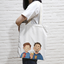 Load image into Gallery viewer, Spiderman &amp; Ironman Grocery Bag

