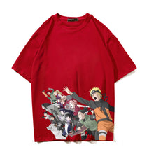 Load image into Gallery viewer, Naruto Shippuden Charging Forward Summer T-shirt
