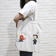 Load image into Gallery viewer, Spiderman &amp; Ironman Grocery Bag
