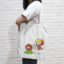 Load image into Gallery viewer, Spiderman &amp; Ironman Grocery Bag
