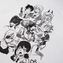 Load image into Gallery viewer, Chainsaw Man Family Summer T-shirt
