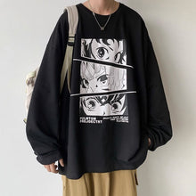 Load image into Gallery viewer, Tanjiro, Zenitsu &amp; Giyu Eyes Long Sleeve T-shirt
