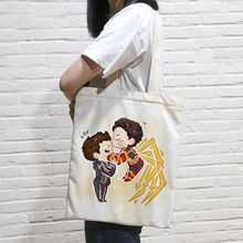 Load image into Gallery viewer, Spiderman &amp; Ironman Grocery Bag
