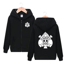 Load image into Gallery viewer, One Piece Stylish Zip Up Hoodie
