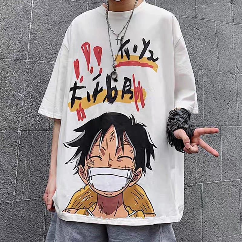 Straw Hat Crew Doodle Oversize Tee