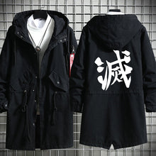 Load image into Gallery viewer, Demon Slayer Long Cotton Trench Coat
