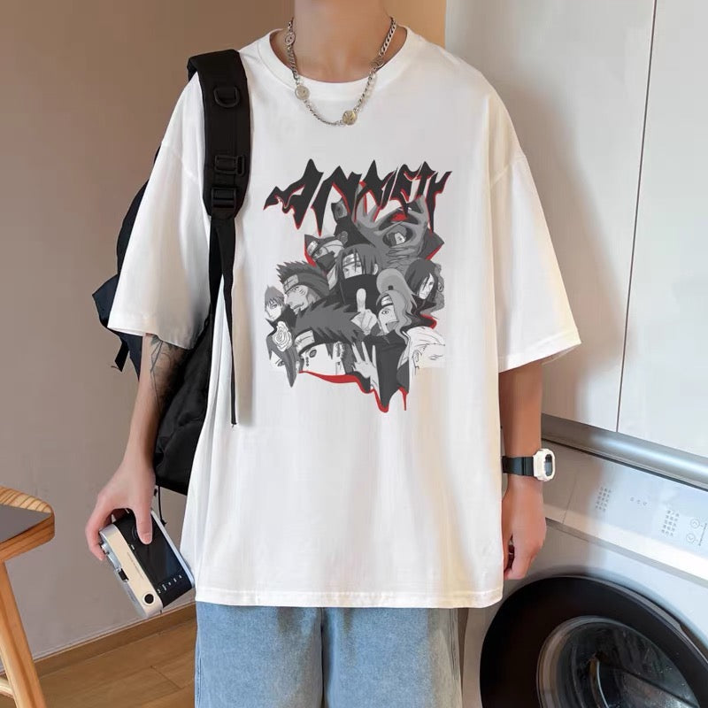 Bloody Naruto Shippuden Family Summer T-shirt