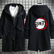 Load image into Gallery viewer, Demon Slayer Long Cotton Trench Coat
