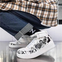 Load image into Gallery viewer, One Piece Black &amp; White Sports Sneakers
