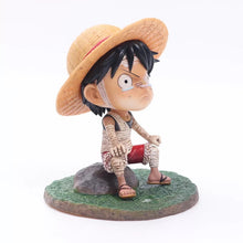 Load image into Gallery viewer, One Piece Kid Monkey D. Luffy Being Beaten Statue
