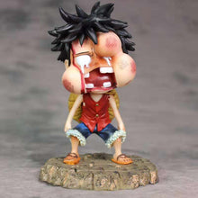 Load image into Gallery viewer, One Piece Beaten Monkey D. Luffy Statue With Swollen Face
