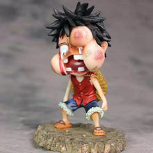 Load image into Gallery viewer, One Piece Beaten Monkey D. Luffy Statue With Swollen Face
