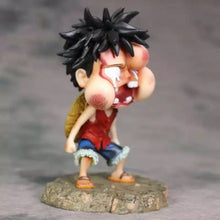 Load image into Gallery viewer, One Piece Beaten Monkey D. Luffy Statue With Swollen Face
