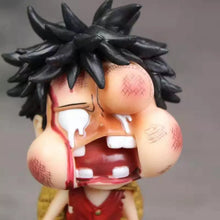 Load image into Gallery viewer, One Piece Beaten Monkey D. Luffy Statue With Swollen Face
