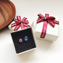 Load image into Gallery viewer, Superheroes Silver Stud Earrings
