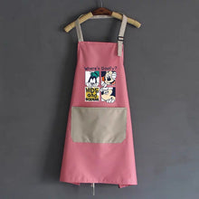 Load image into Gallery viewer, Mickey Mouse and Donald Duck Grid Kitchen Apron
