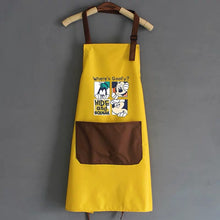 Load image into Gallery viewer, Mickey Mouse and Donald Duck Grid Kitchen Apron
