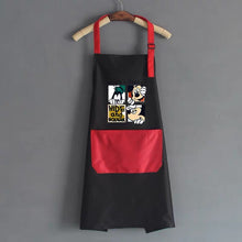 Load image into Gallery viewer, Mickey Mouse and Donald Duck Grid Kitchen Apron
