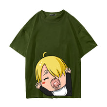 Load image into Gallery viewer, One Piece Baby Zoro and Sanji Summer T-shirt
