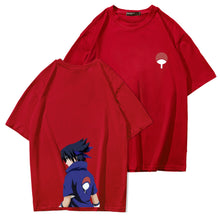 Load image into Gallery viewer, Naruto Shippuden Youth Uchiha Sasuke Summer T-shirt
