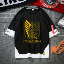 Load image into Gallery viewer, Attack on Titan Layered T-shirt
