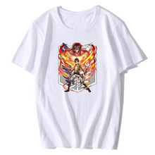 Load image into Gallery viewer, Attack on Titan in Fight Graphic Summer T-shirt
