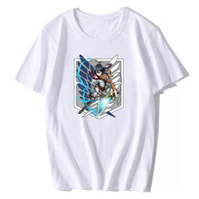 Load image into Gallery viewer, Attack on Titan in Fight Graphic Summer T-shirt
