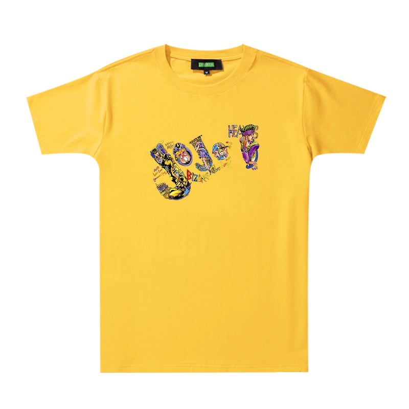 JoJo's Bizarre Adventure Colorful Icon Summer T-shirt