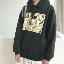 Load image into Gallery viewer, Monkey D. Luffy Bounty Wanted Pullover Hoodie
