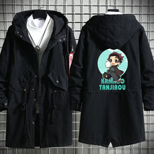 Load image into Gallery viewer, Demon Slayer Long Cotton Trench Coat
