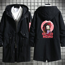 Load image into Gallery viewer, Demon Slayer Long Cotton Trench Coat
