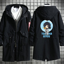 Load image into Gallery viewer, Demon Slayer Long Cotton Trench Coat
