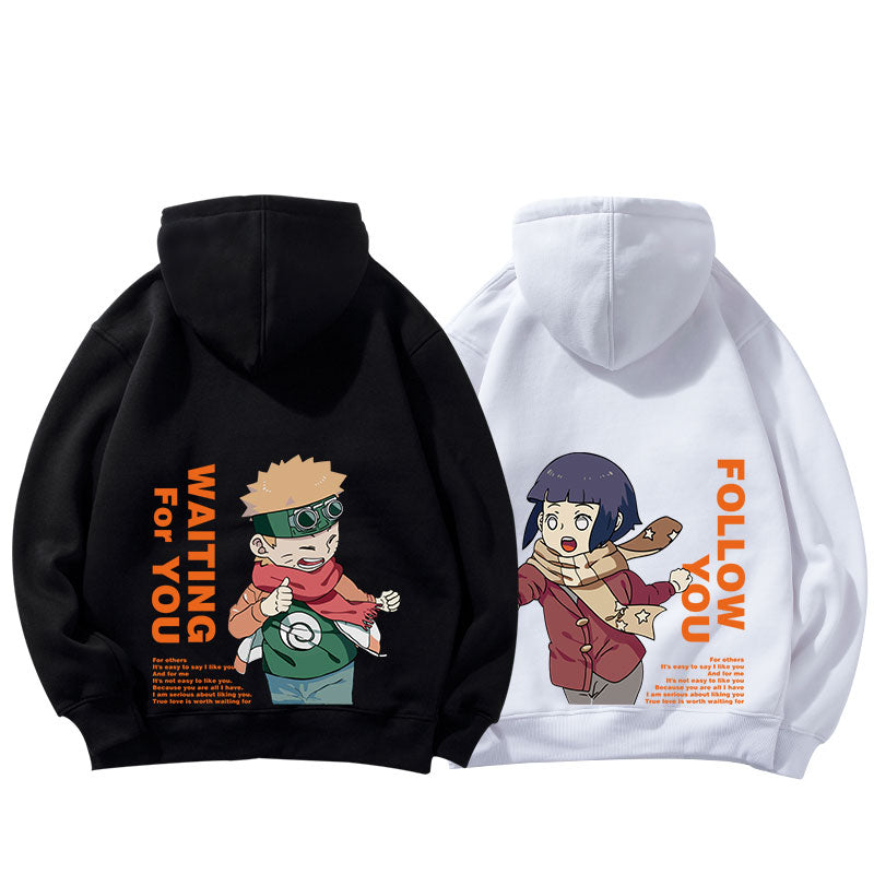 Naruto and hinata couple hoodie clearance