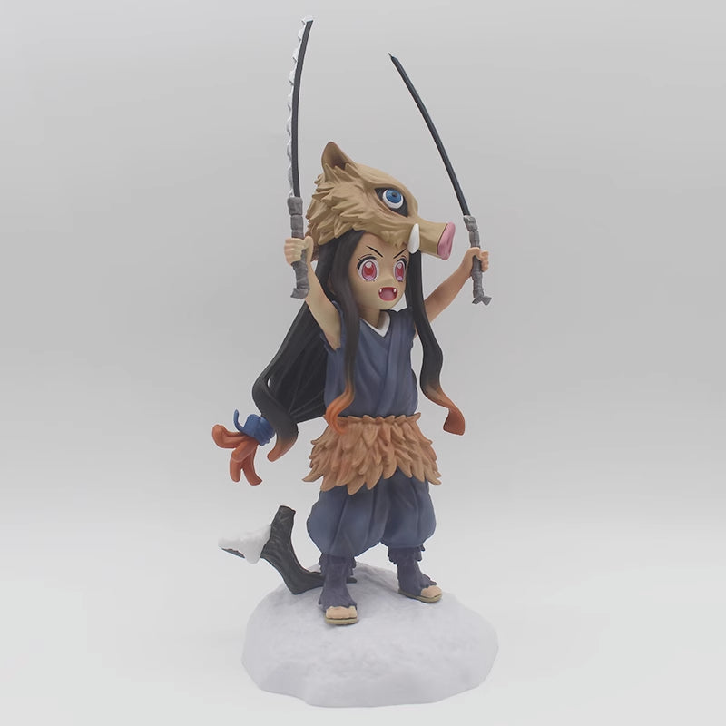 Demon Slayer Nezuko Kamado Cosplay Inosuke Figure