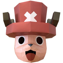 Load image into Gallery viewer, One Piece Tony Tony Chopper Paper DIY Cosplay Mask
