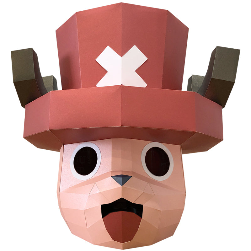One Piece Tony Tony Chopper Paper DIY Cosplay Mask