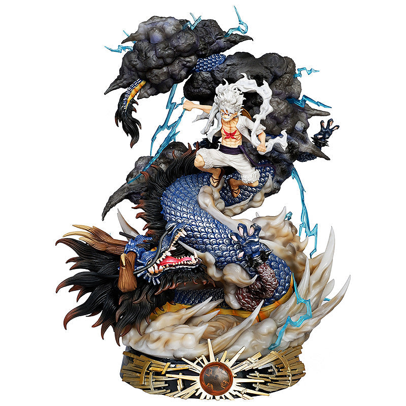 One Piece Luffy vs Kaido Jungle Figure Statue(LED Light Version)