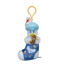 Load image into Gallery viewer, Pokemon Christmas Socks Plush Keychain
